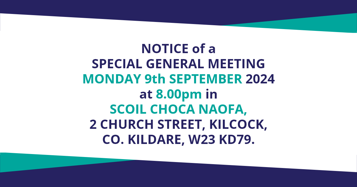 Special General Meeting 9th September 2024 - Further Information